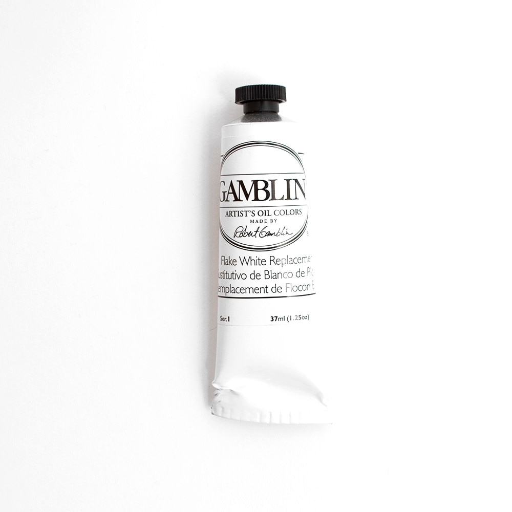 Gamblin, Oil, Art & School, Artist Grade, Paint, 37ml, 45670, Flake White Replacement